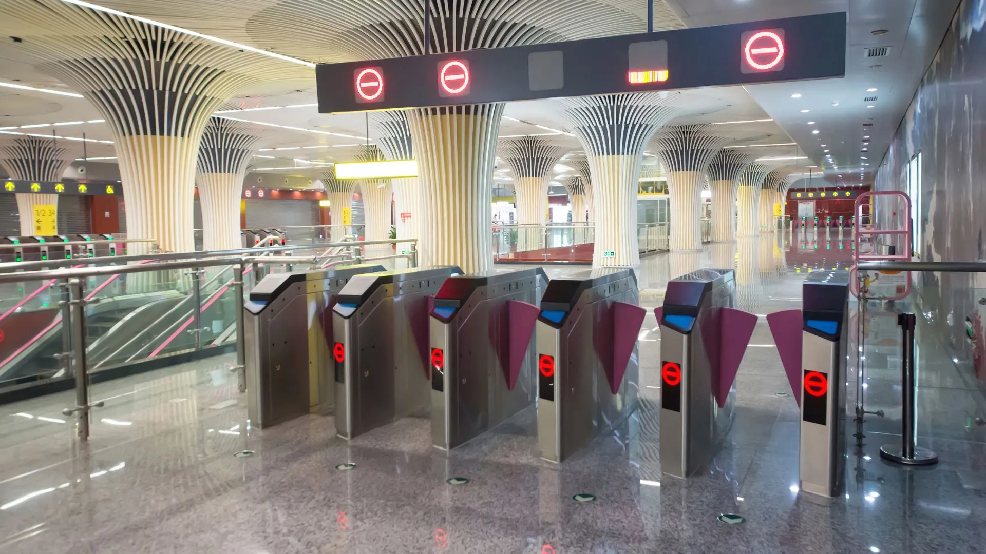 Automatic Fare Collection System at India Metro Station